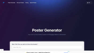 Poster Generator - AI tool for Design Tools