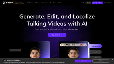 Vozo - AI tool for Content Creation