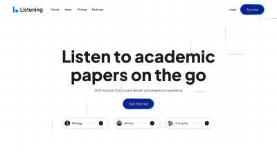 Listening.com - AI tool for Accessibility