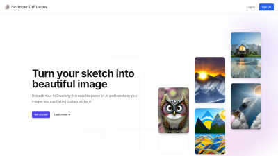 Scribble Diffusion - AI tool for Content Creation