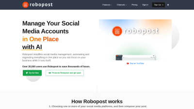 Robopost - AI tool for AI Assistants