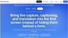AI Audio Translator - product for Audio & Music