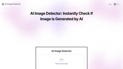 AI Image Detector - AI tool for Content Creation