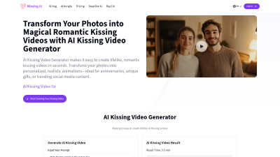 Kissing AI - AI tool for Generative Art