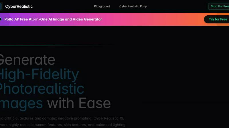 CyberRealistic XL application interface and features