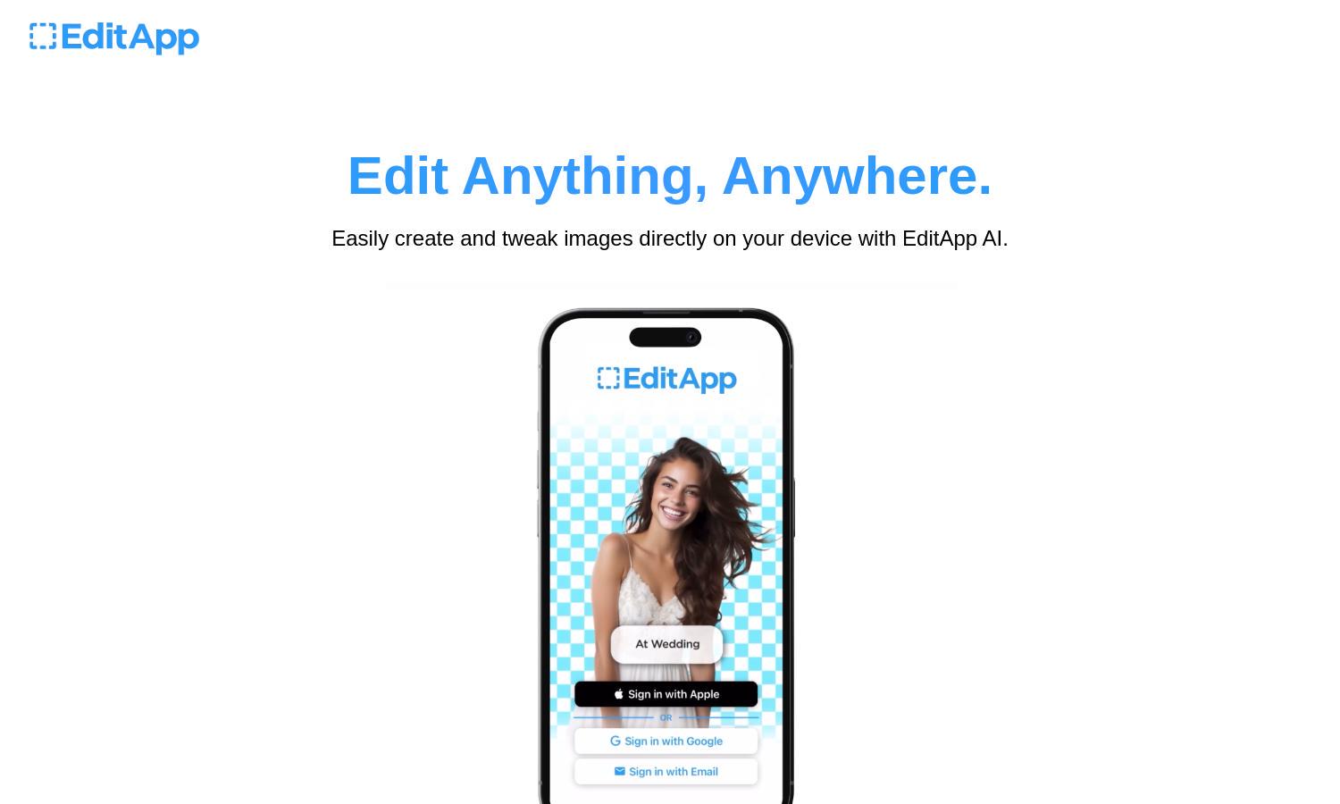 EditApp Website