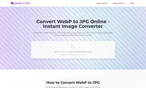 Fast & Free WebP to JPG Converter Website