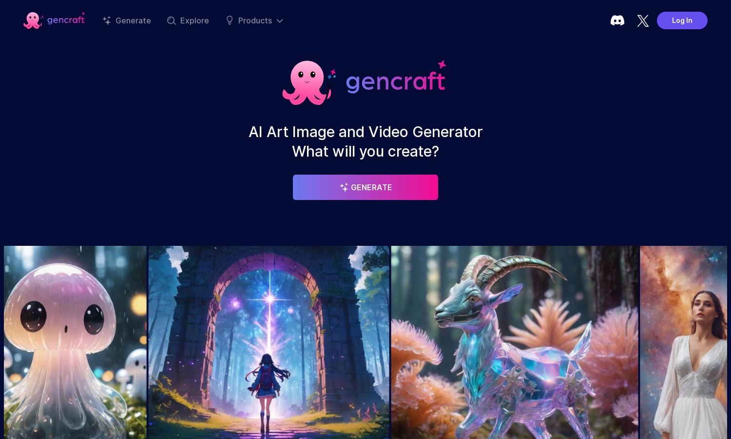 Gencraft Website