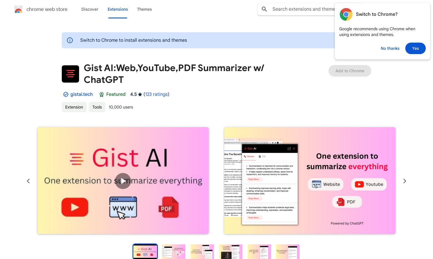 Gist AI Website