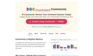 Living Comments Website