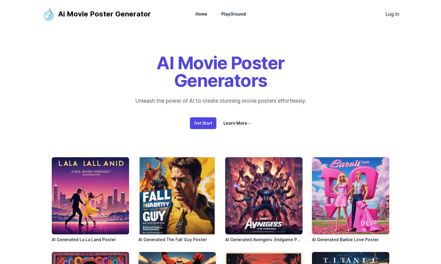 MovieAIPoster Website