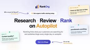 Rankorg - product for Blogging & Publishing