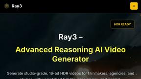 Ray3 - product for productivity