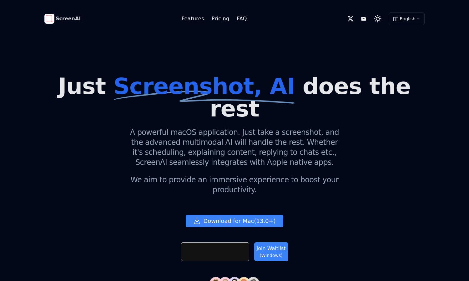 ScreenAI Website