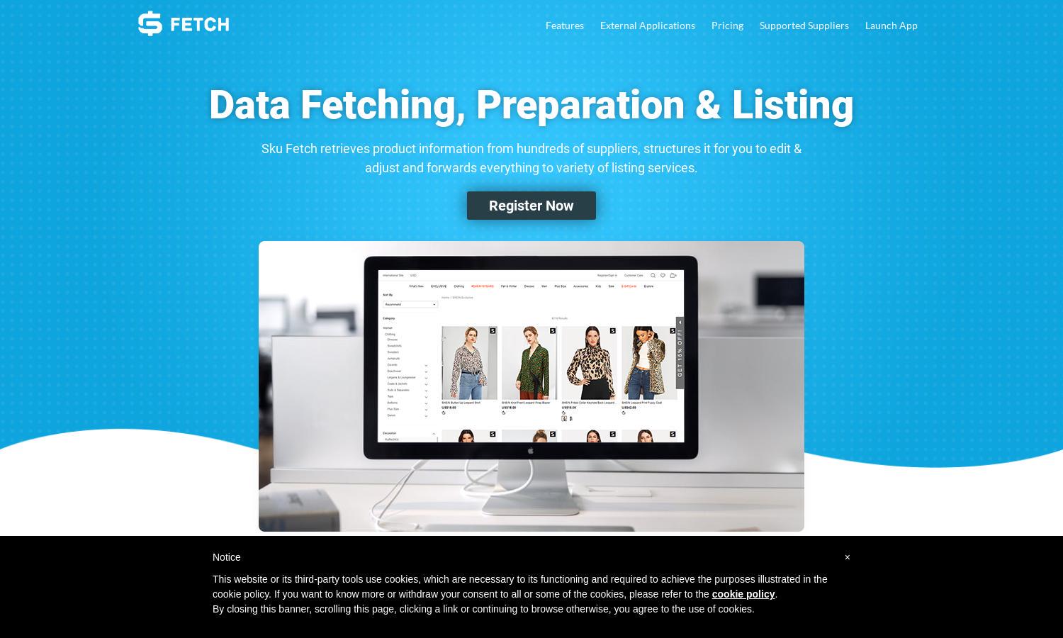 Sku Fetch Website