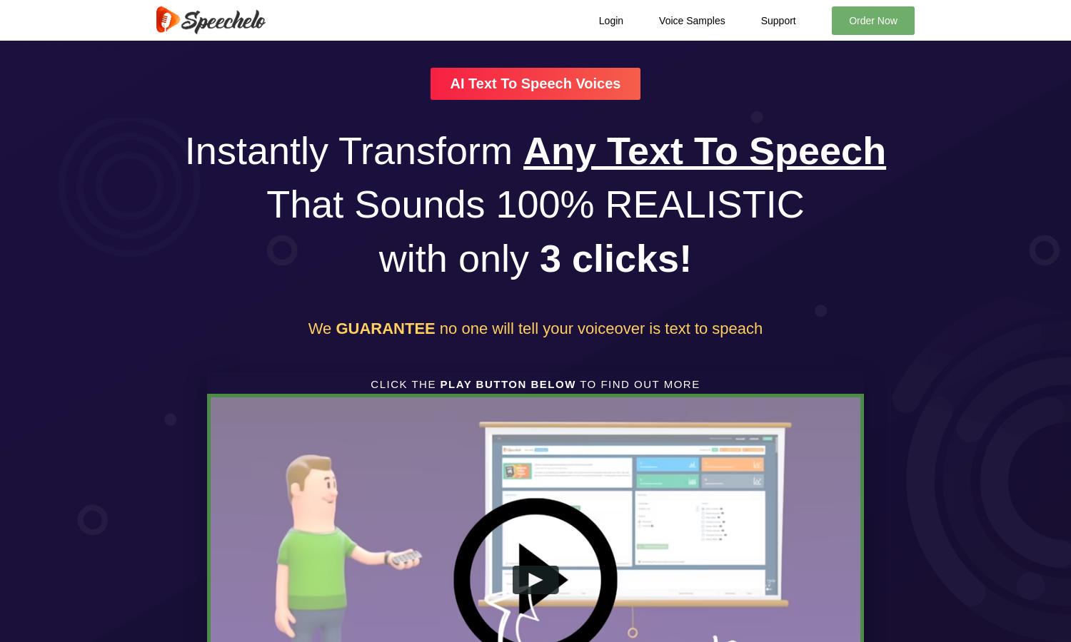 Speechelo Website