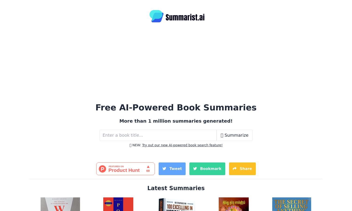 Summarist.ai Website