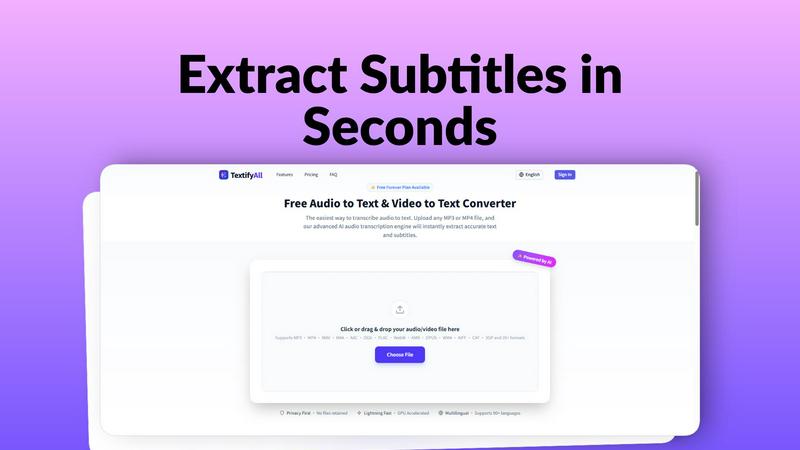TextifyALL application interface and features