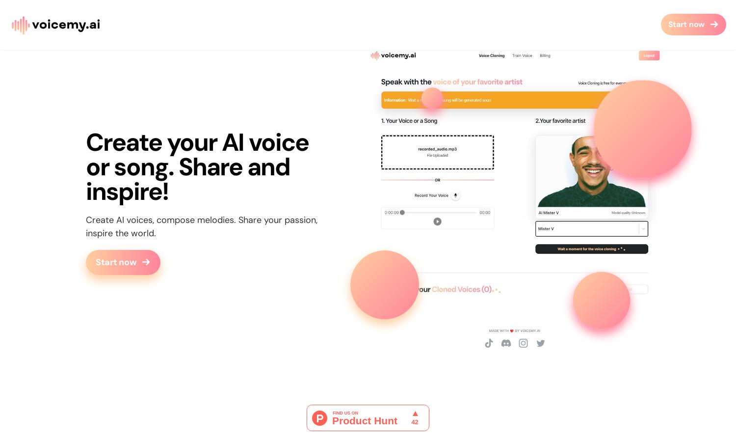 voicemy.ai Website