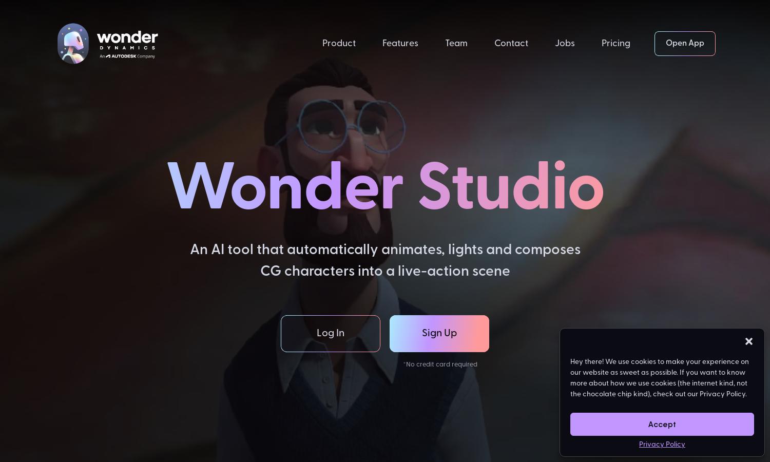 Wonder Dynamics Website