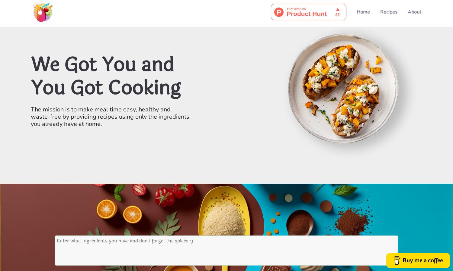 You Got Cooking Website